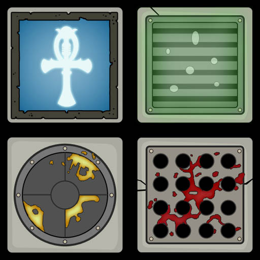 Card Dungeon – some floor tiles