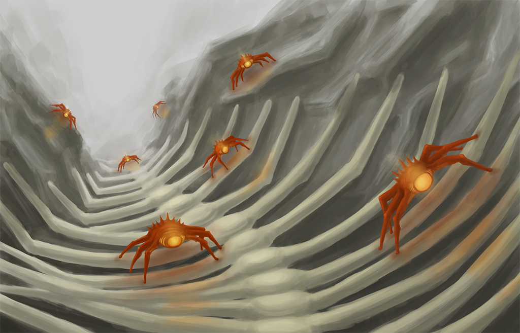 Fire spiders