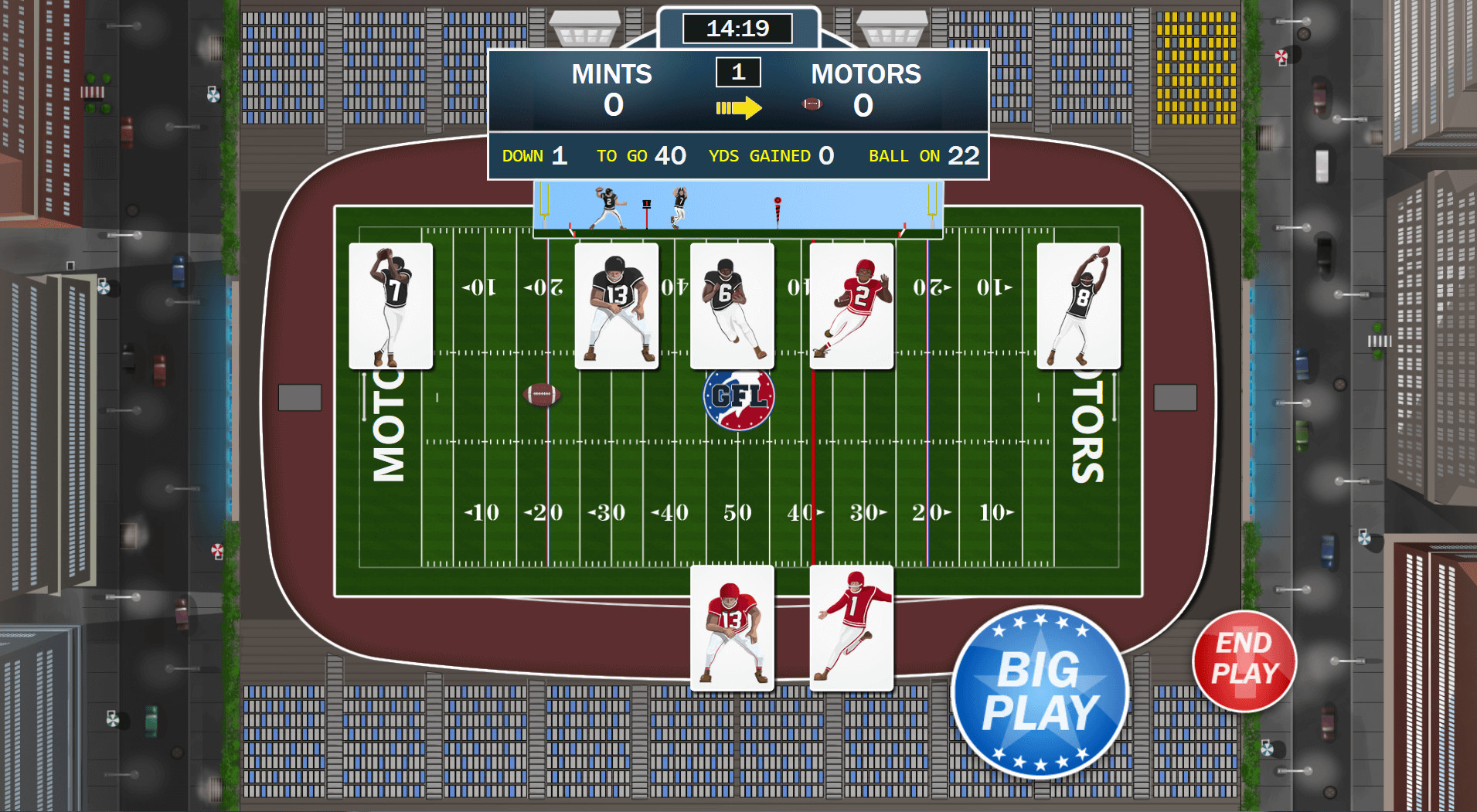 solitaire pro football game